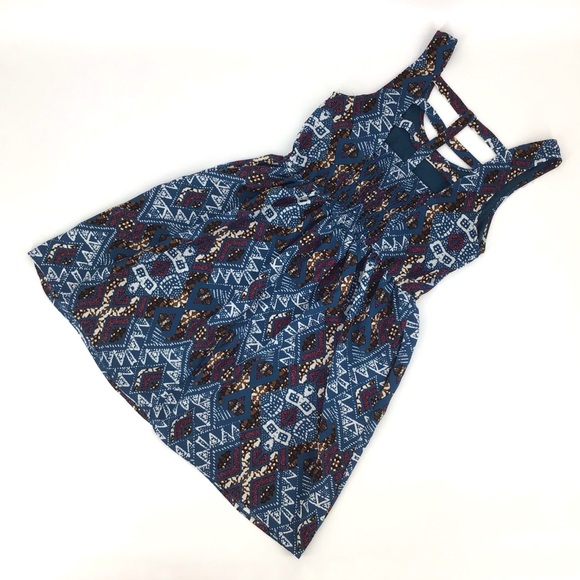 Xhilaration Sleeveless Lattice Back Dress, Medium - Picture 11 of 16